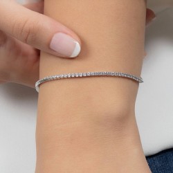 925 Ayar Gümüş Su Yolu Kadın Hediyelik Bileklik