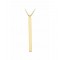 925 Ayar Gümüş Kişiye Özel Gold Çubuk Unisex Kolye