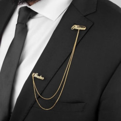 Tasarım Model Gümüş Hediyelik Erkek Yaka Rozeti