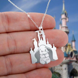 Disney Sevimli Karakterler 925 Ayar Gümüş Unisex Kolye