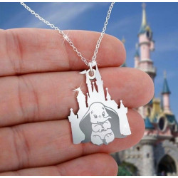 Disney Sevimli Karakterler 925 Ayar Gümüş Unisex Kolye
