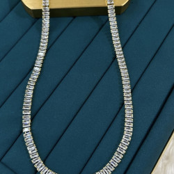 Baget Su Yolu Kararmaz Çelik Kadın Kolye