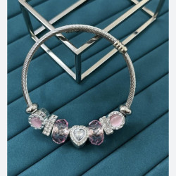 Pandora Model Çelik Kadın Bileklik Özel Gün Hediyesi  Pandora Model Çelik Kadın Bileklik Özel Gün Hediyesi