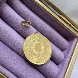 Gold Kadın Hediyelik Çelik Kolye ve Bileklik Ucu 