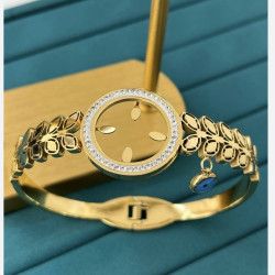 Çeyrek Altın Çelik Gold Kadın Hediyelik Bileklik