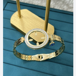 Çelik Gold Çeyrek Kadın Bileklik Özel Gün Hediyesi