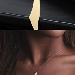 Filistin Haritası Gold Detay 925 Ayar Gümüş Unisex Kolye