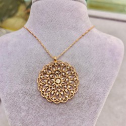 Yaşam Çiçeği Model Gümüş Hediyelik Kadın Kolye 